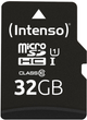 Карта пам'яті Intenso microSDHC UHS-I Premium Class 10 32GB + SD адаптер (3423480) - зображення 2