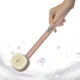Масажна щітка для тіла з дозатором BodyBrush, бежева - зображення 5