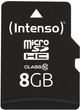 Карта памяти Intenso microSDHC Class 10 8GB + SD адаптер (3413460) - изображение 2