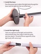 Підлоговий світлодіодний торшер USB, RGB 120 см, керування з телефону та пульта - зображення 5