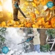 Воздуходуйка аккумуляторная дуйка для листьев/шерсти/пыли, 2 аккумулятора - изображение 5