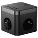 Сетевой фильтр Baseus PowerCombo Cube Power Strip 3xAC+2xUSB+2xType-C 30W (1.5m) black - изображение 3