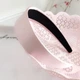 Широкий обідок обруч для волосся Honey Fashion Accessories рожевий (12-255) - изображение 1