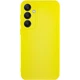 Чехол TPU GETMAN Liquid Silk Full Camera для Samsung Galaxy S24 FE Желтый / Flash - изображение 1
