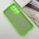 Чохол TPU GETMAN Liquid Silk Full Camera Samsung Galaxy S24 FE Салатовий / Neon Green - зображення 3