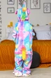 Піжама дитяча кігурумі для дівчинки Kigurumi Єдиноріг іскорка 135-145см різнокольорова - зображення 2