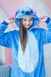 Пижама детская кигуруми для девочки Kigurumi стич 105-115 см синий - изображение 5