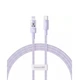 Кабель Baseus Gem Fast-Charging Data Cable USB-C to iP 20W 1m Nebula Purple (P10373001511-00) - зображення 1