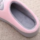 Тапки женские теплые комнатные Cappone Котик Серые с розовым 40-41размер (2297-2-G-40) - изображение 5