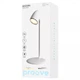 Настольная светодиодная лампа сенсорная с беспроводной зарядкой Proove Modern 10W Type-C Beige - изображение 7