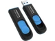 USB флеш накопичувач ADATA 256 GB UV128 USB 3.2 Black/Blue (AUV128-256G-RBE) - изображение 2