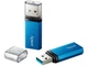 USB флеш накопичувач Apacer 256GB AH25C Ocean Blue (AP256GAH25CU-1) - зображення 4