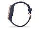 Смарт-годинник Garmin Vivomove 3s Rose Gold Stainless Steel Bezel w. Navy and Silicone B. (010-02238-03) - изображение 4