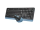 Комплект: клавіатура і миша A4Tech Fstyler FGS1035Q Navy Blue - изображение 3