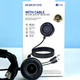 Аудио-адаптер Bluetooth AUX гарнитура в машину BOROFONE BC58 Серый - изображение 7