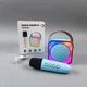 Детская караоке колонка с микрофоном P8 Bluetooth с RGB подсветкой синий цвет - изображение 1
