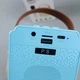 Детская караоке колонка с микрофоном P8 Bluetooth с RGB подсветкой синий цвет - изображение 2