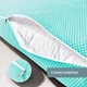 Подушка Дакімакура з наволочкою 40х140 см IDEIA NORDIC COMFORT+ антиалергенна біла горошок м'ята (8-35551*001) - зображення 4