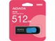 USB флеш накопичувач ADATA 512 GB UV128 USB 3.2 Black/Blue (AUV128-512G-RBE) - изображение 4
