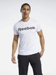 Футболка бавовняна довга чоловіча Reebok Gs Reebok Linear Rea 100038781 S Біла (4062051838335) - зображення 1