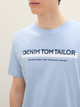 Футболка чоловіча Tom Tailor 1037653 L Блакитна (4067261188775) - зображення 5