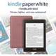 Електронна книга Amazon Kindle Paperwhite 10th Gen 8GB HD-екран Підсвітка Plum (Refurbished) - изображение 3