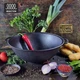 Казан чугунный Maysternya узбекский WOK 12 л 40 см 7.15 кг (V12Wok) - изображение 2