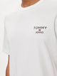 Koszulka męska bawełniana Tommy Jeans DM0DM18872-YBR 3XL Biała (8720645829072) - obraz 4