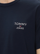 Koszulka męska bawełniana Tommy Jeans DM0DM18872-C1G M Granatowa (8720645866367) - obraz 5