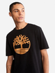 T-shirt męski bawełniany Timberland TB0A2C2R L Czarny (195441718598) - obraz 4