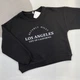 Свитшот для девочки Los Angeles черный 0903 134 см - изображение 1