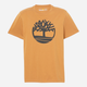 T-shirt męski bawełniany Timberland TB0A2C2R XXXL Beżowy/Czarny (194902949380) - obraz 5