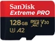 Карта пам'яті SanDisk 128 GB microSDXC UHS-I U3 Extreme Pro + SD Adapter SDSQXCD-128G-GN6MA - изображение 2