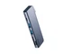 Мультипортовий адаптер BASEUS Harmonica Five-in-one HUB Adapter Grey (CAHUB-K0G) - изображение 1