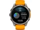 Спортивний годинник Garmin Fenix 8 47mm AMOLED Sapphire Titanium w. Spark Orange/Graphite Silicone Band (010-02904-10/11) - изображение 2
