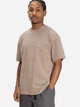 T-shirt bawełniany męski Patta Basic Pocket 1000-290-0140-062 M Jasnobrązowy (8719523084320) - obraz 1