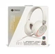 Навушники Bluetooth DEEPBASS R11 з RGB підсвічуванням Білі - зображення 5