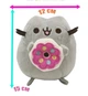 Набор мягких игрушек 2Life Pusheen cat 12х15 см с большим пончиком и кот в яйце v-12379 - изображение 2