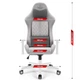 Комп'ютерне крісло Hell's Chair HC-1006 Grey-White тканина - зображення 4