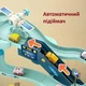 Трек Космічна станція WToys трирівневий трек, підсвічування, звукові ефекти, казка, пісня про космос, автоматичний підіймач, серпантин, літаюча тарілка, 4 машинки, 2 трапи, озвучування українською (17040) - зображення 2