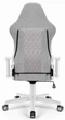 Комп'ютерне крісло Hell's Chair HC-1006 Grey-White тканина - зображення 8