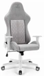 Комп'ютерне крісло Hell's Chair HC-1006 Grey-White тканина - зображення 9