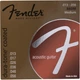 Струны для акустических гитар Fender 80/20 Dura-tone 13-56 Coated Acoustic Guitar Strings - изображение 4