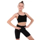 Шорты короткие детские для гимнастики и хореографии из бифлекса SP-Sport 2901 рост 110-120см Black - изображение 5