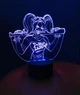 3d-светильник Харли Квинн, Harley Quinn, 3д-ночник, несколько подсветок (батарейка+220В)) - изображение 2