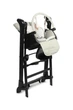Крісло-гойдалка + стільчик для годування Caretero INDIGO Black Grey - зображення 5