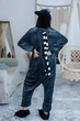 Пижама мужская кигуруми Kigurumi Лемур L серая - изображение 3
