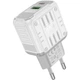 Сетевое зарядное устройство Hoco C135A Rock QC3.0 (20W) - White - изображение 3