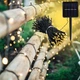 Вулична гірлянда на сонячній панелі 100 LED, 7 метрів, теплий колір - изображение 1