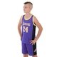 Форма баскетбольная детская NBA клуб Los Angeles Lakers 24 BA-9831 (PL, р-р S, фиолетово-желтый) - изображение 3